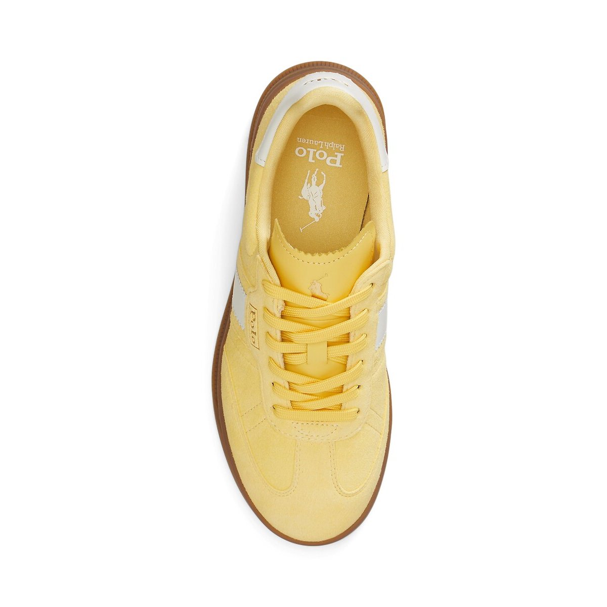 Zapatillas de ante HRT AERA PP amarillo, POLO RALPH LAUREN