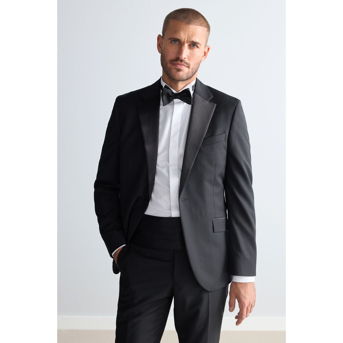 Veste de smoking slim noir, NEXT