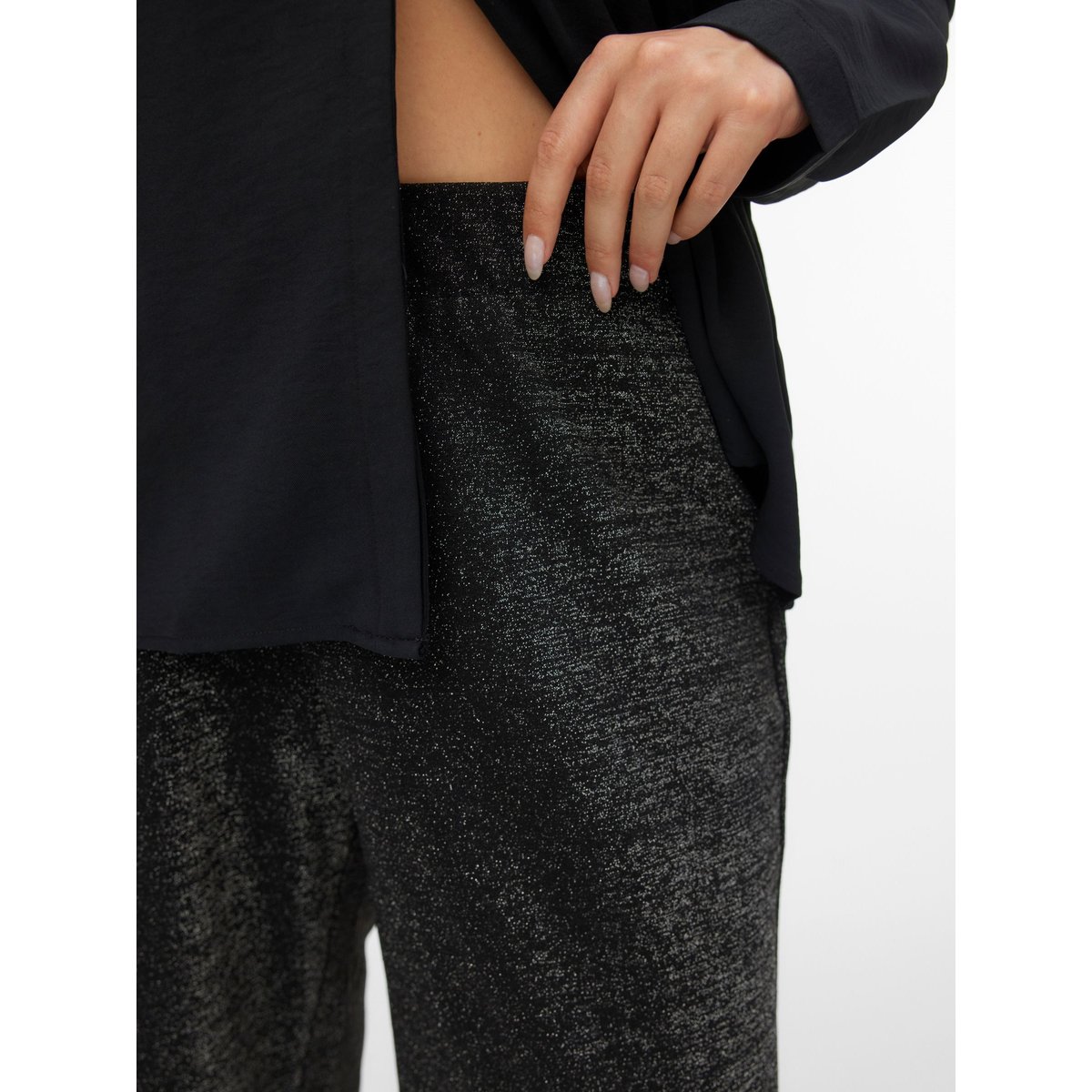 Pantalon À Jambe Large black 1, VERO MODA