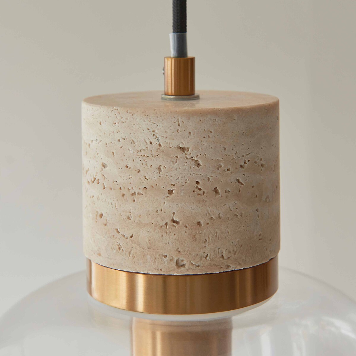Torro Travertine Pendant Light natural, ÉDITÉ