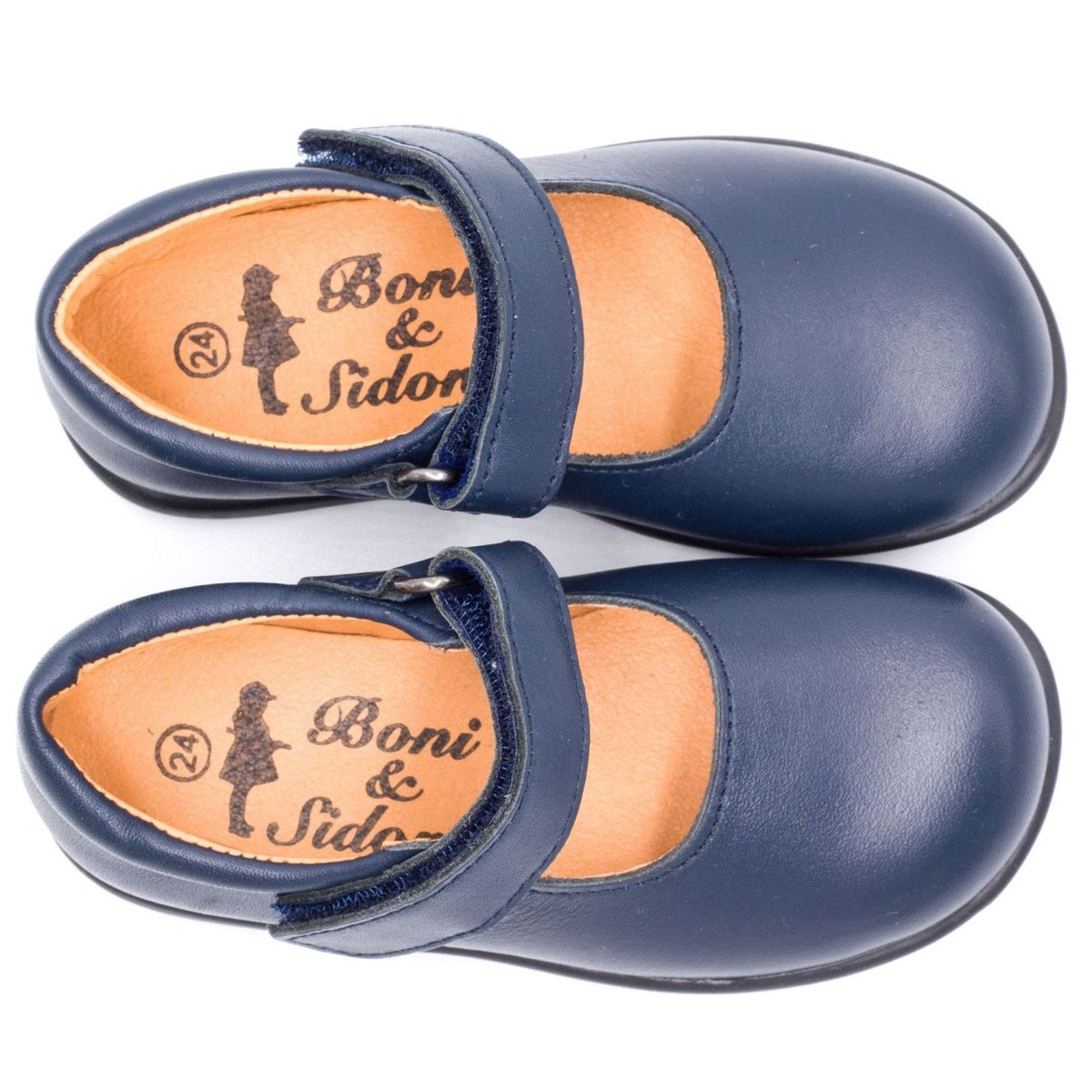 Boni College - ballerine fille bleu marine bleu marine, BONI&SIDONIE