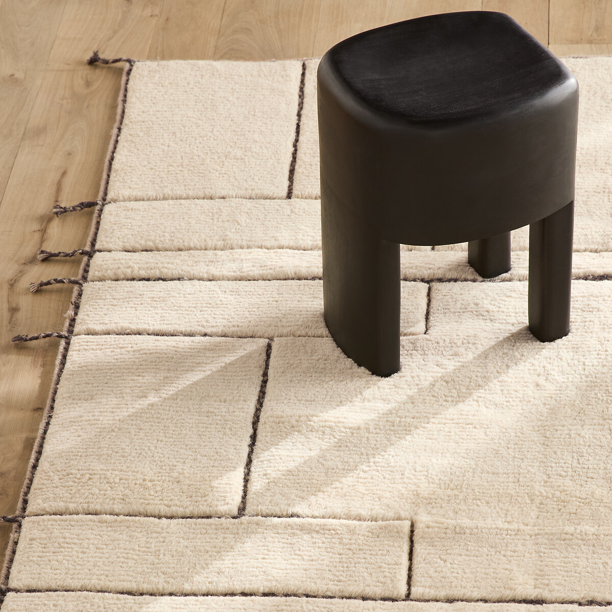 Stauro Hand-Knotted Rug ivory/grey, AM.PM
