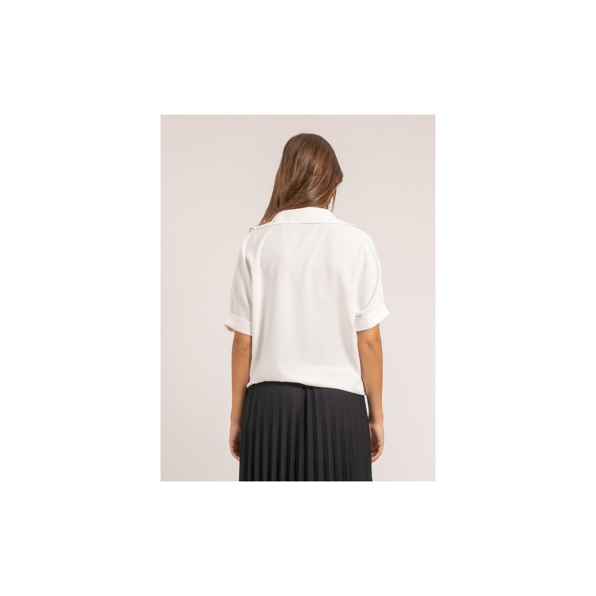 Blouse Fluide Ouria blanc, DONA LISA