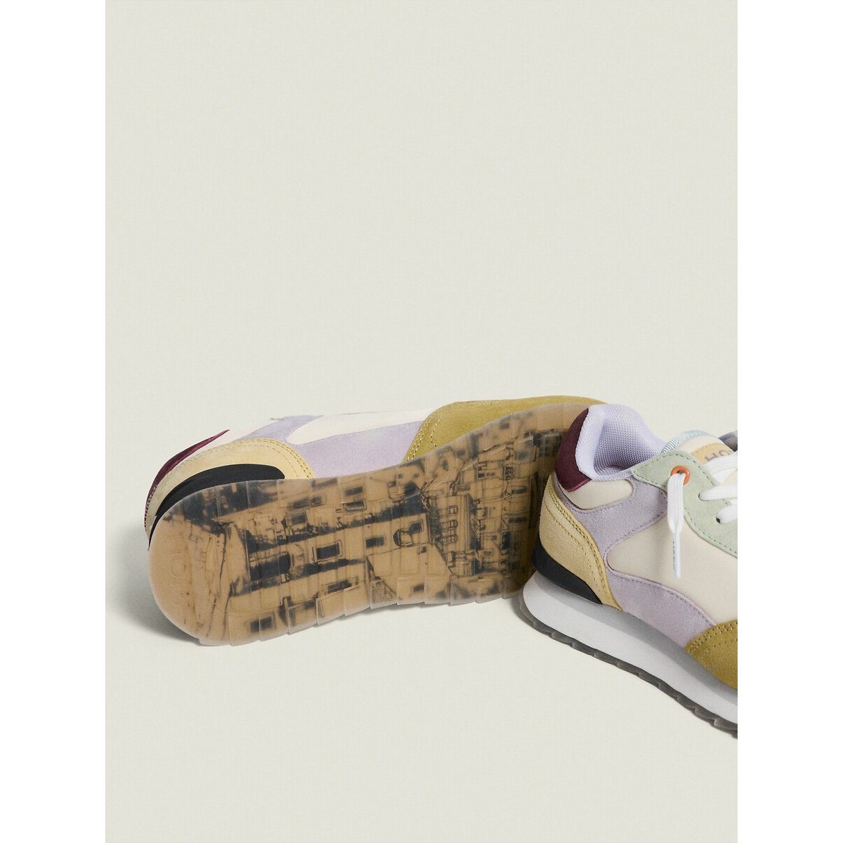 Baskets City Matera beige/multicolore, HOFF