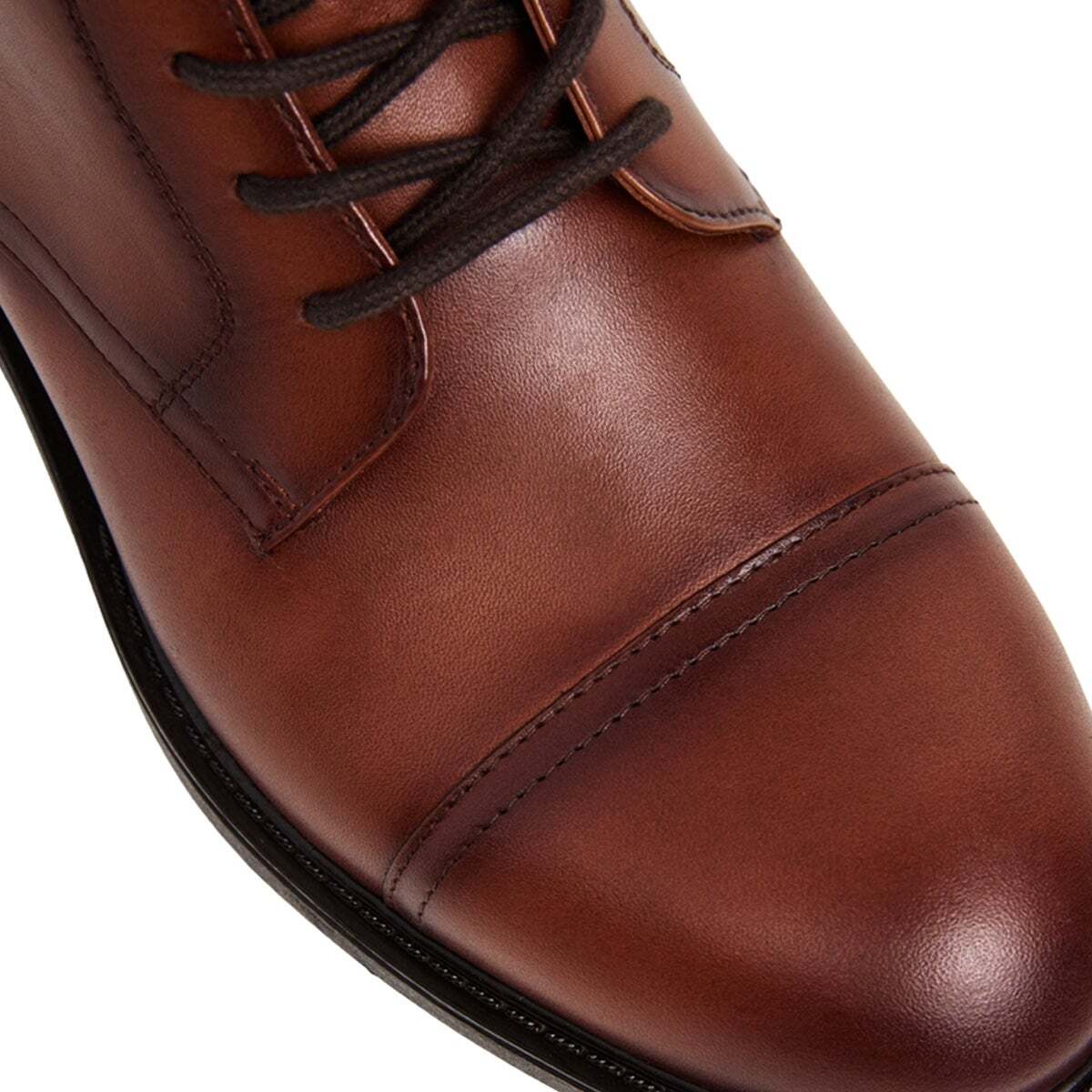 Bottes En Cuir Avec Fermeture À Lacets brun brun, PEPE JEANS