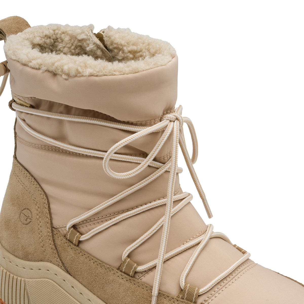 Bottine fourée beige beige, TAMARIS