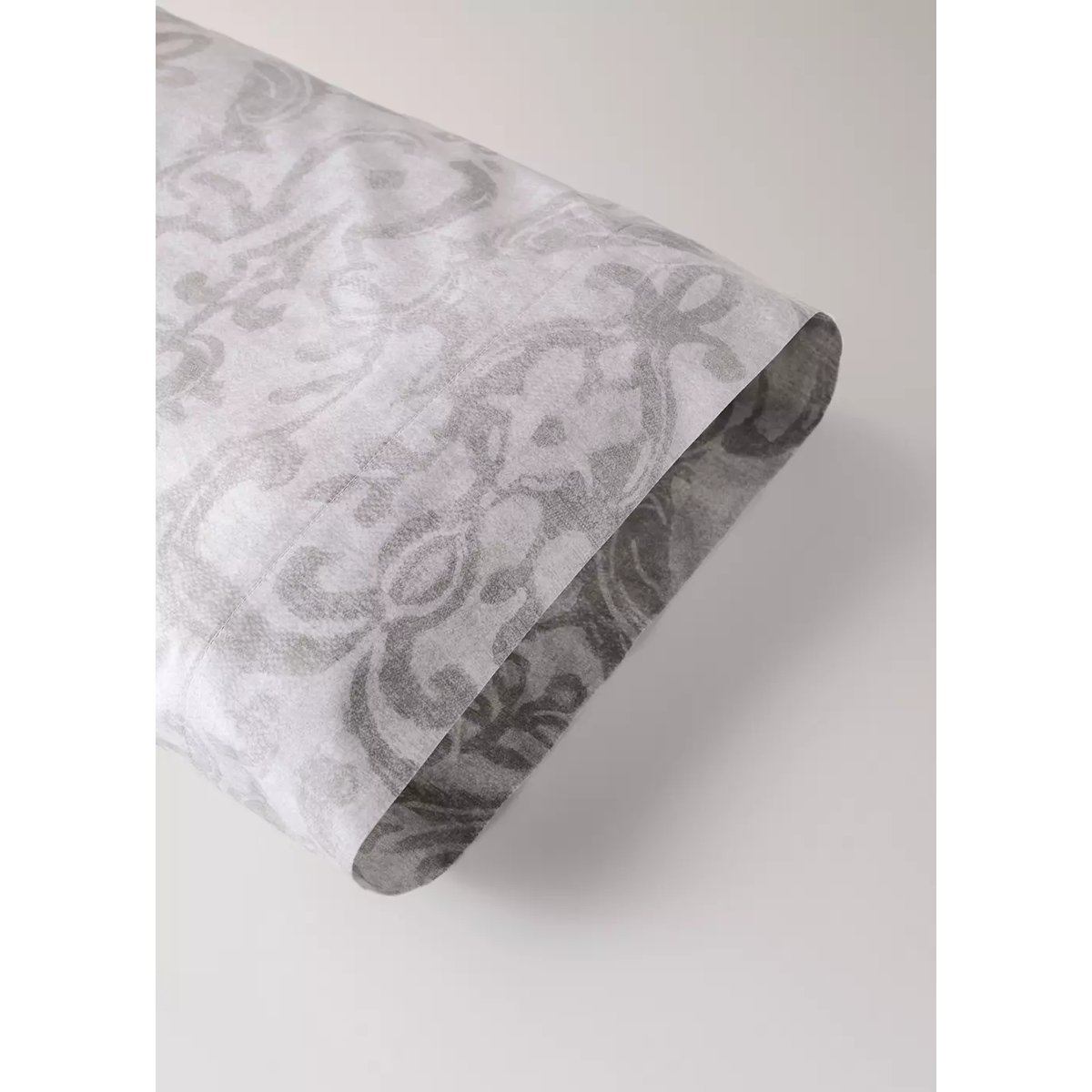 Taie d’oreiller en imprimé fleuri 45x110 cm sable, MANGO HOME