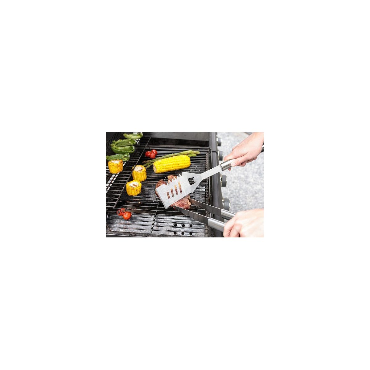 Ustensile barbecue MALETTE Set 5 pièces couleur unique, ESSENTIEL B