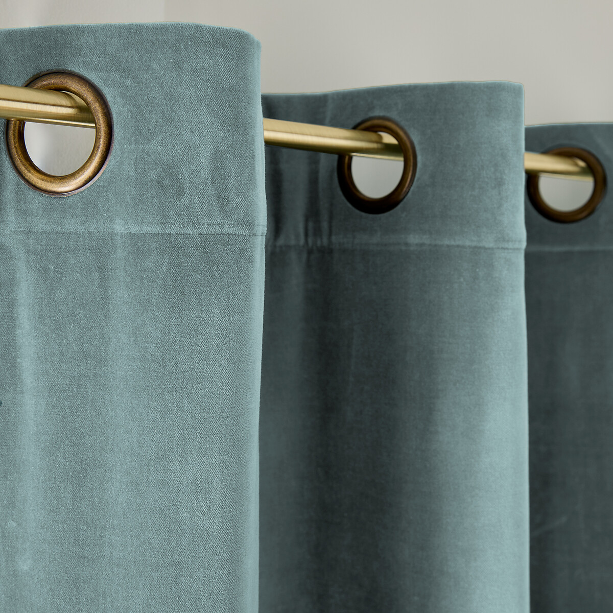 Rideau velours œillets Velvet céladon, LA REDOUTE INTERIEURS