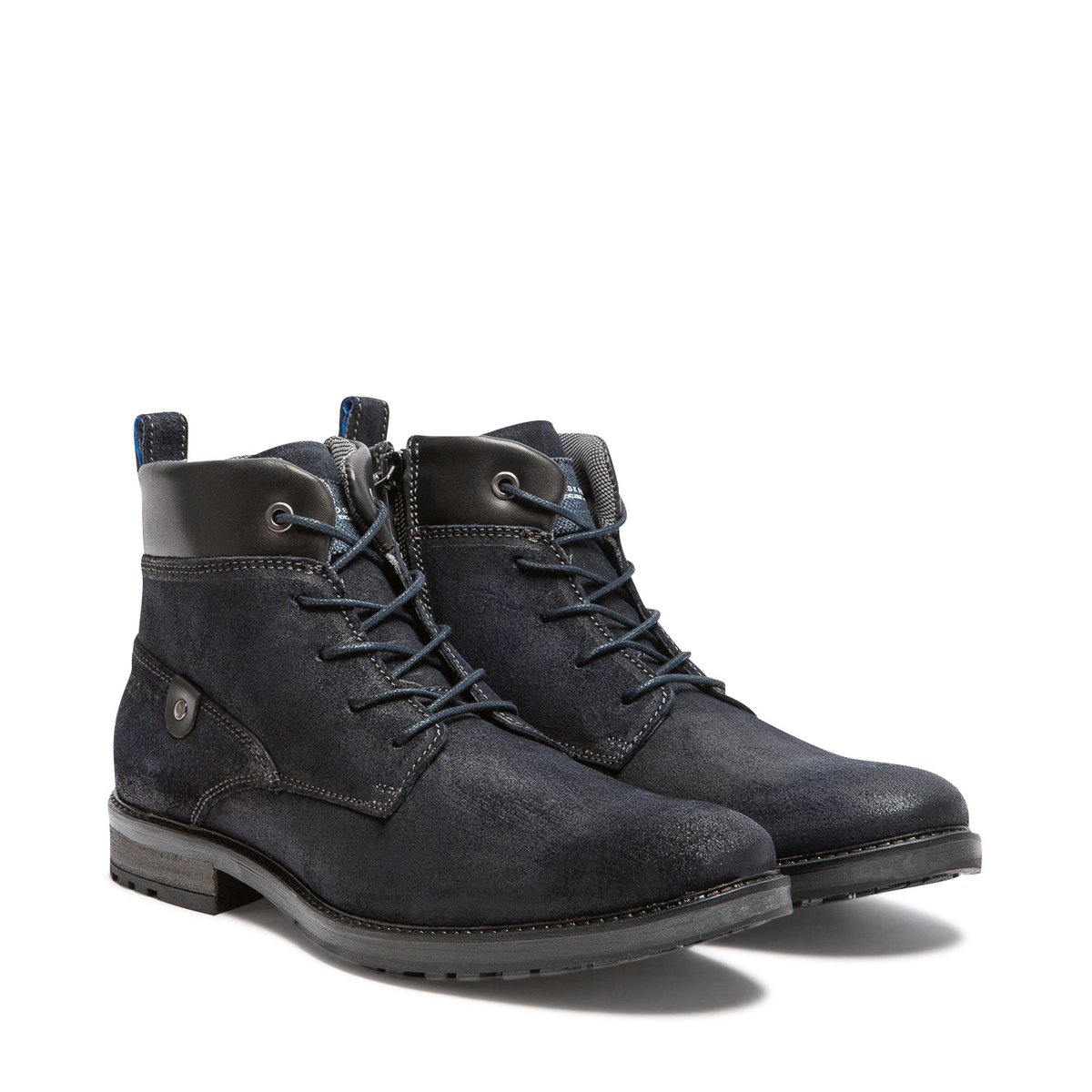 Boots croûte velours AUTOMAT marine+noir, REDSKINS