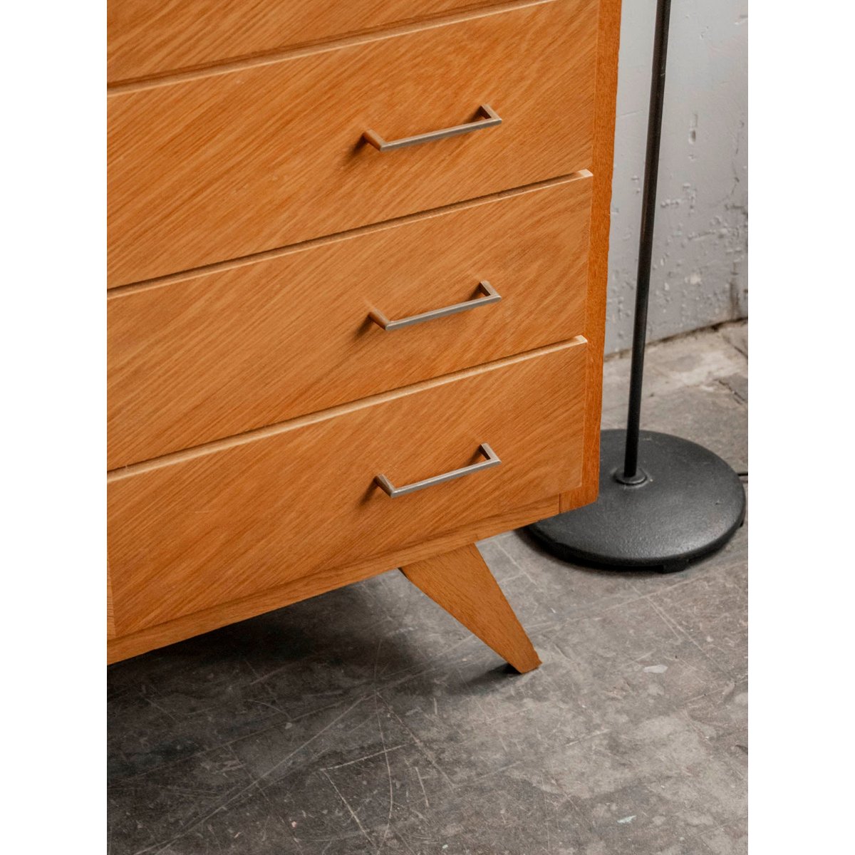 Commode en bois clair style scandinave Olga N°461 - Bon état bois clair, DEBONGOUT