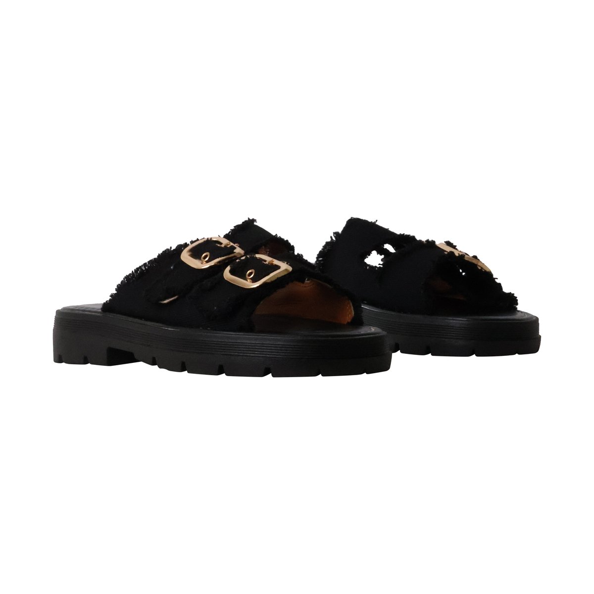 Mules Plates à Enfiler Paris noir, ENZA NUCCI