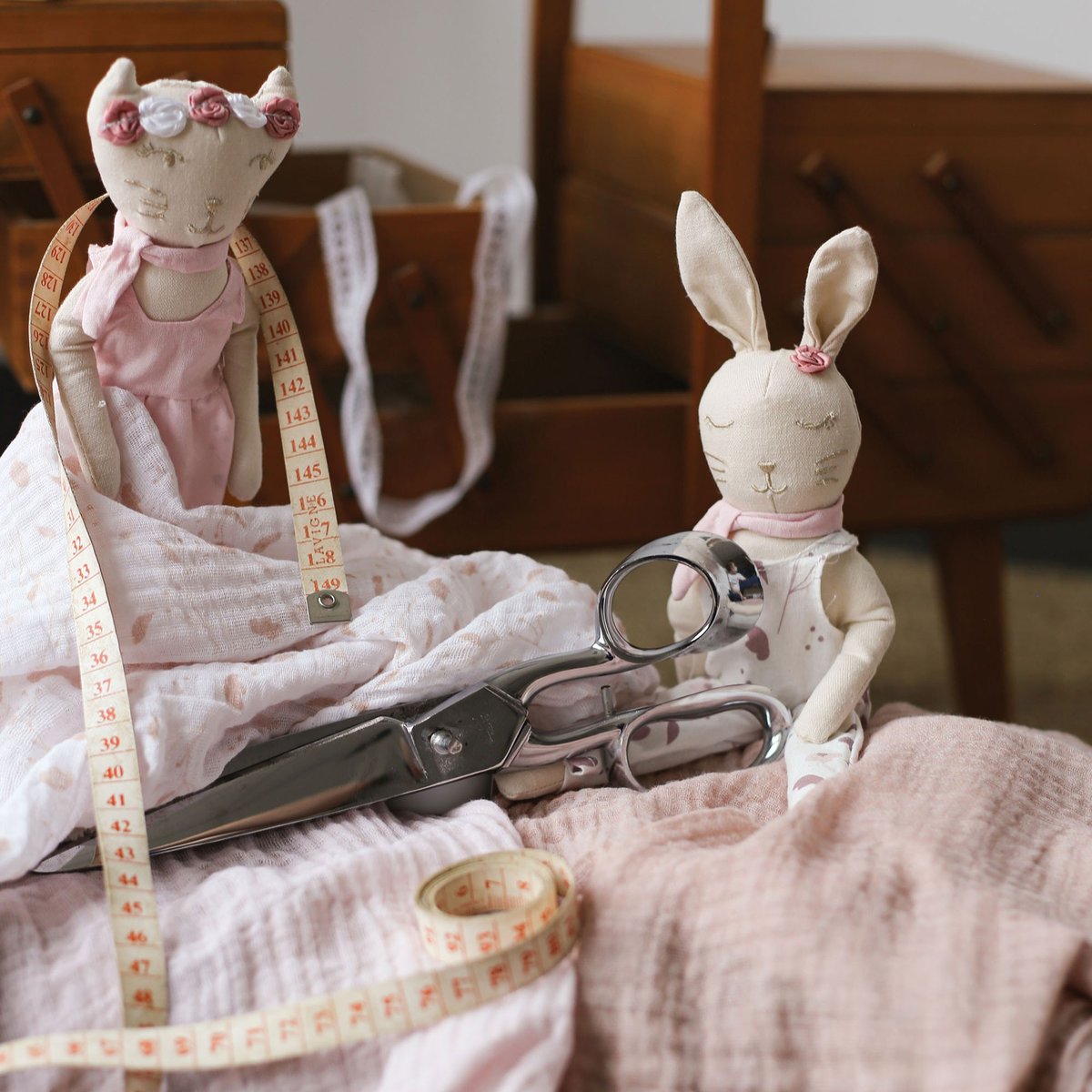 Poupée bébé - Rose le chat rosa, TROIS KILOS SEPT