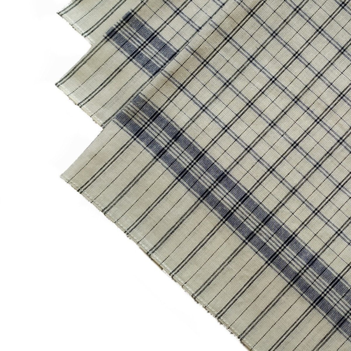Lot de 12 mouchoirs Homme travail 47x51 100% coton beige, DECORATIE