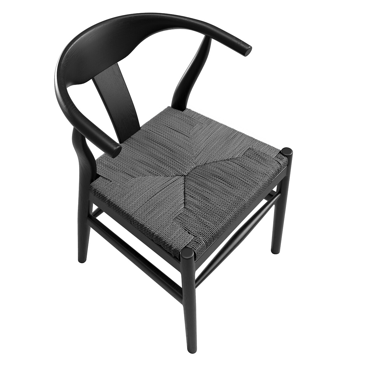 Axel Wishbone Dining Chair (Set of 2) black, ÉDITÉ