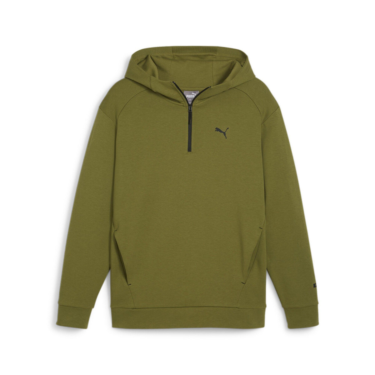 Sweat demi-zippé RAD/CAL vert olive, PUMA