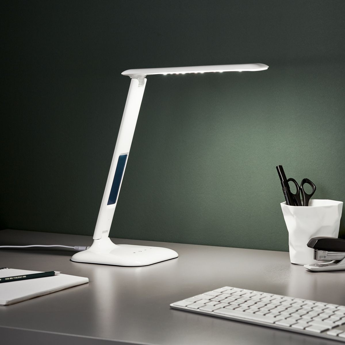 Lampe    GLENN blanc, BRILLIANT