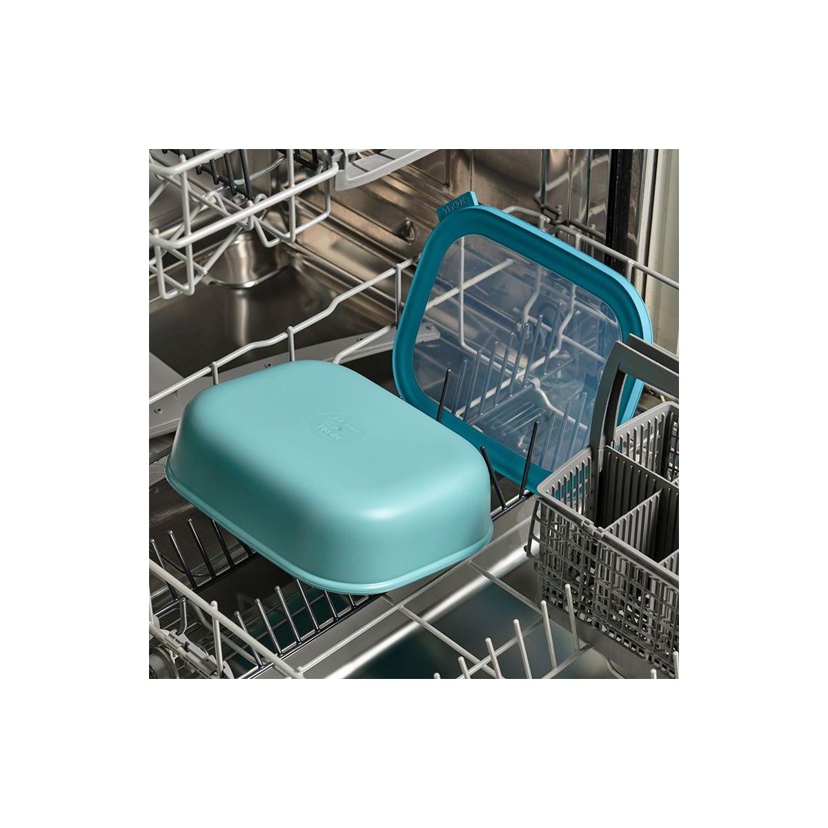 Boîte hermétique Cirqula rectangulaire 1500ml - Nordic Sa couleur unique, ROSTI MEPAL