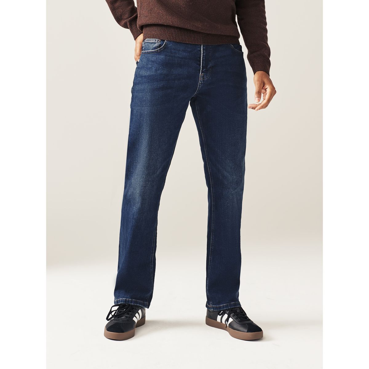 Jean stretch classique bleu moyen, NEXT