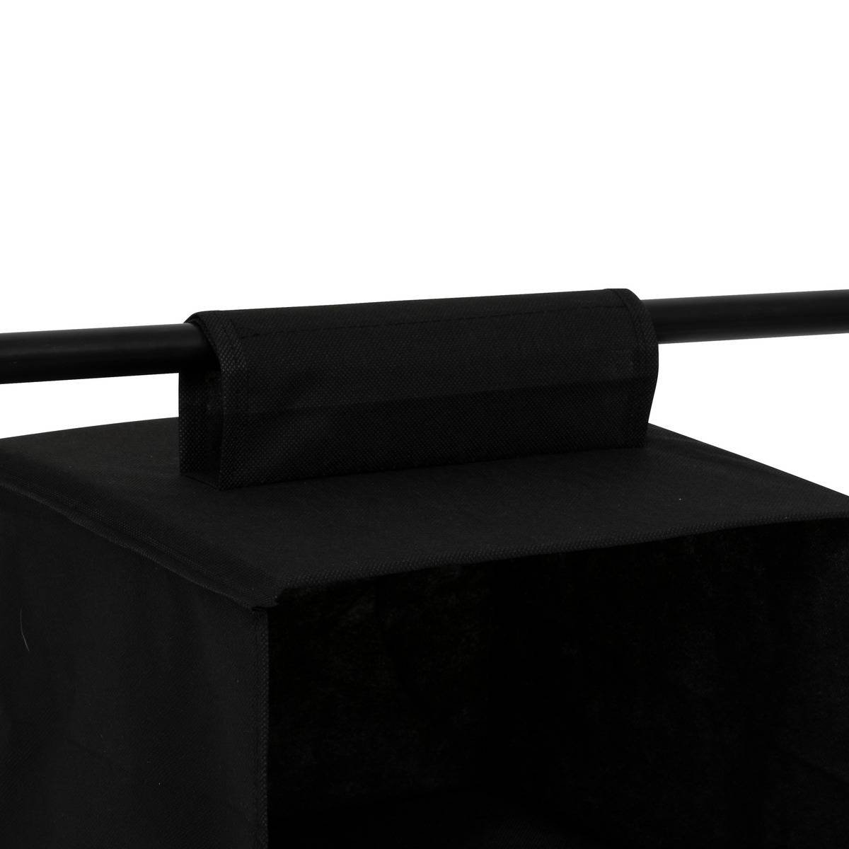 Range-chemises suspendu 6 cases DRESSY noir, 5FIVE SIMPLY SMART