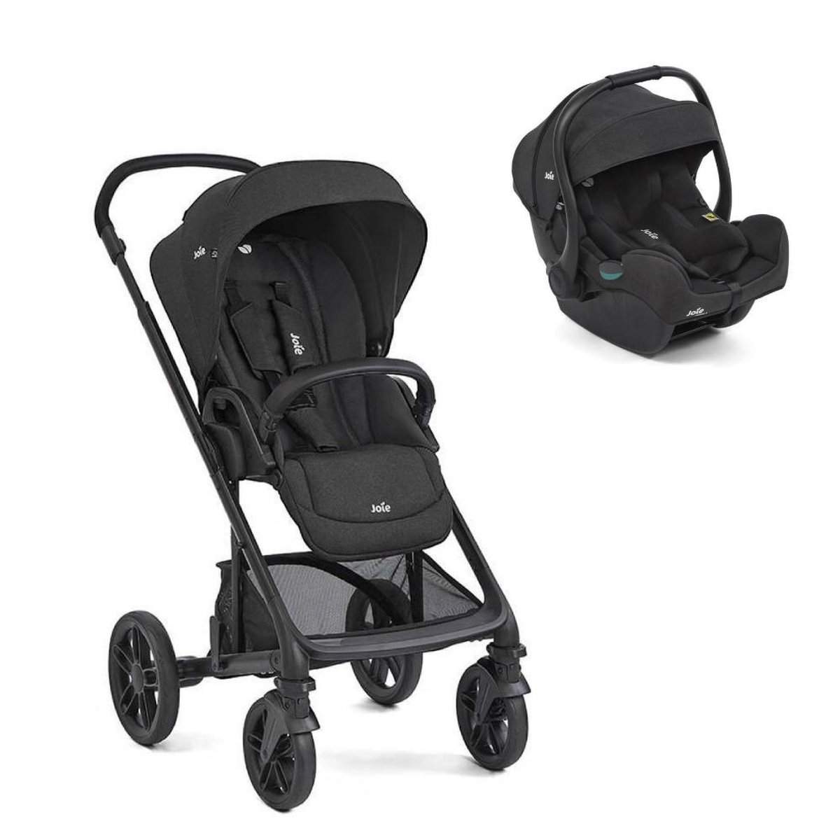 Pack poussette duo Chrome 2 + i-Gemm 3 noir, JOIE