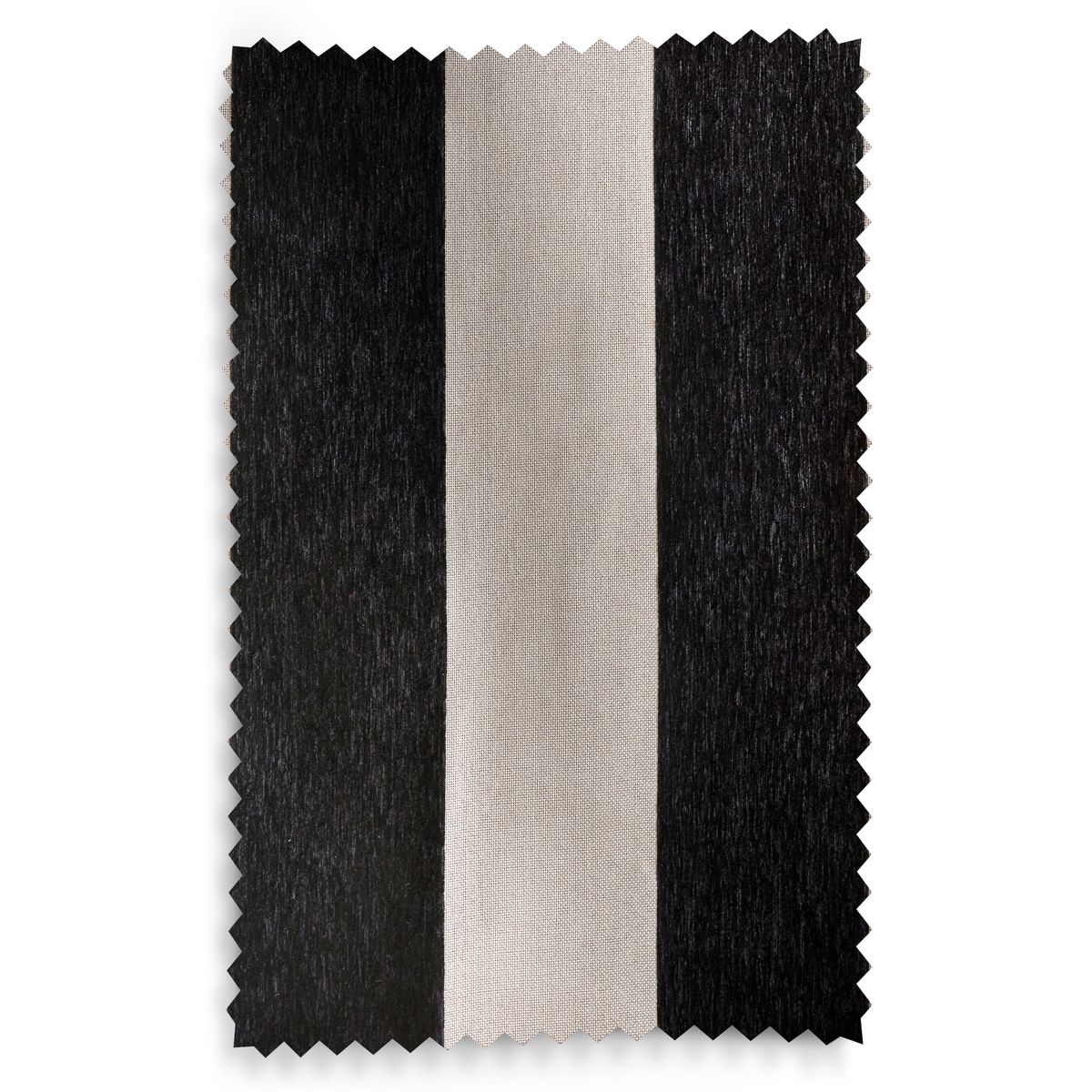 Rideaux à œillets rayés en fil chenille noir/naturel, NEXT