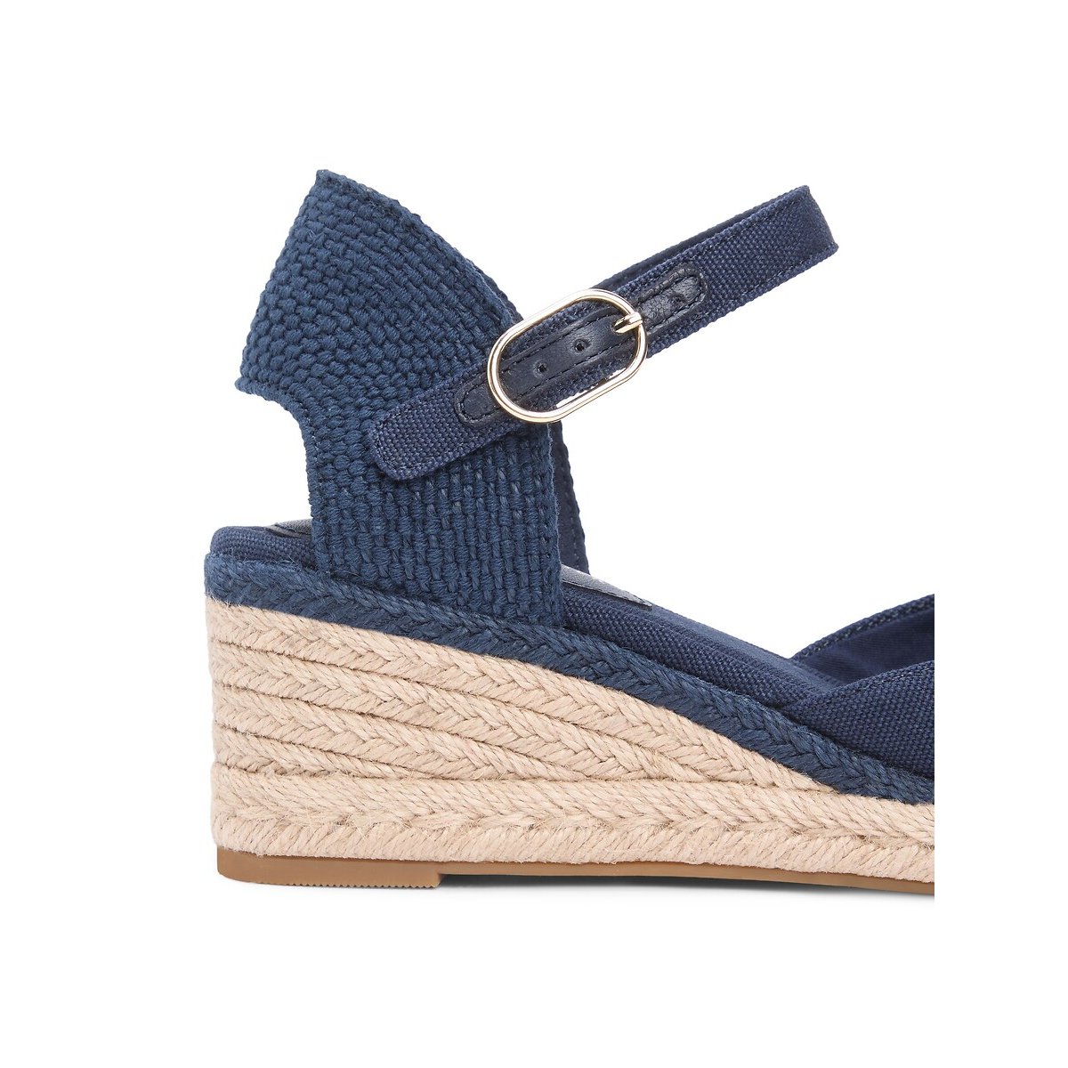 Sandales compensées fermées bleu marine, TOMMY HILFIGER