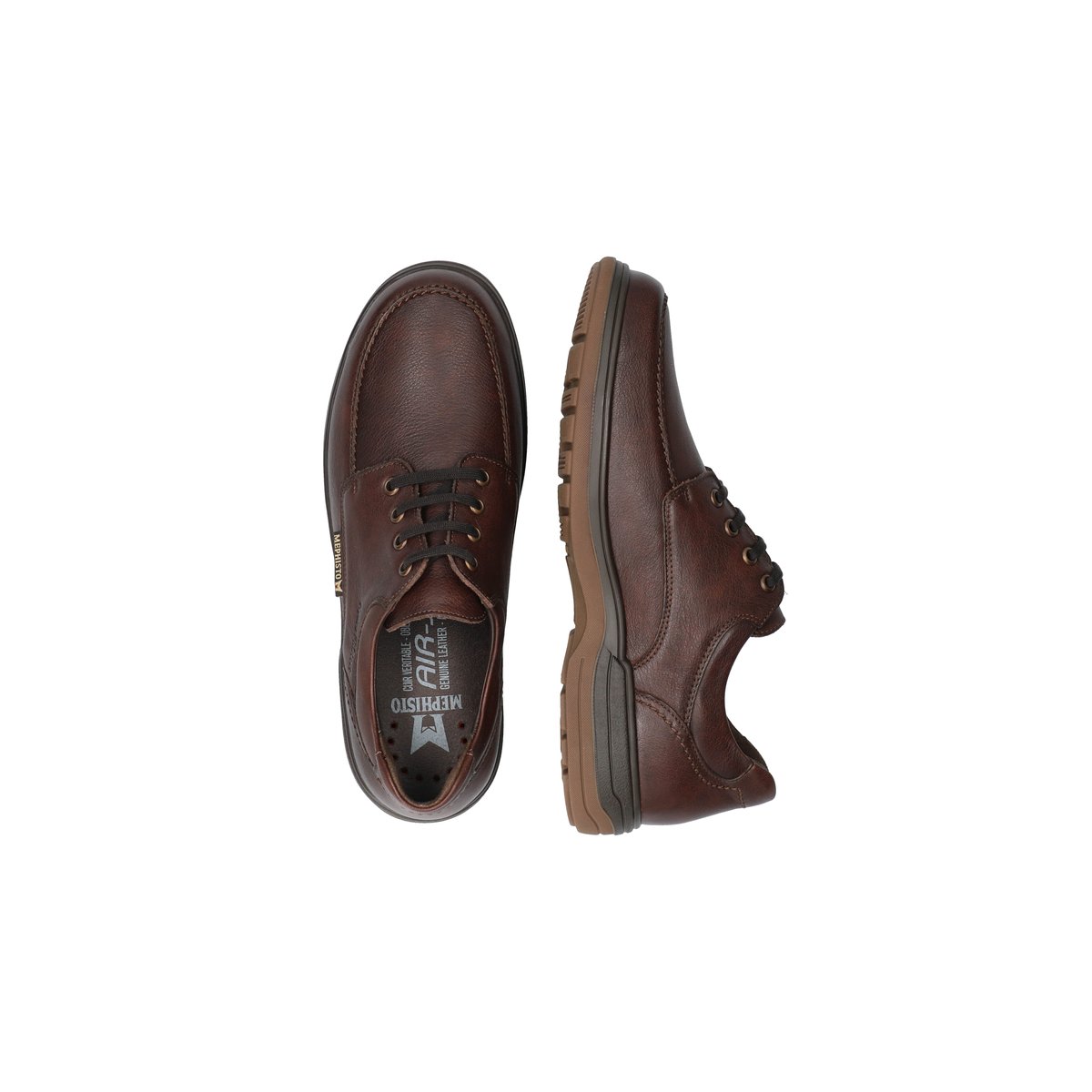 Baskets en cuir DOUK marron 5124, MEPHISTO
