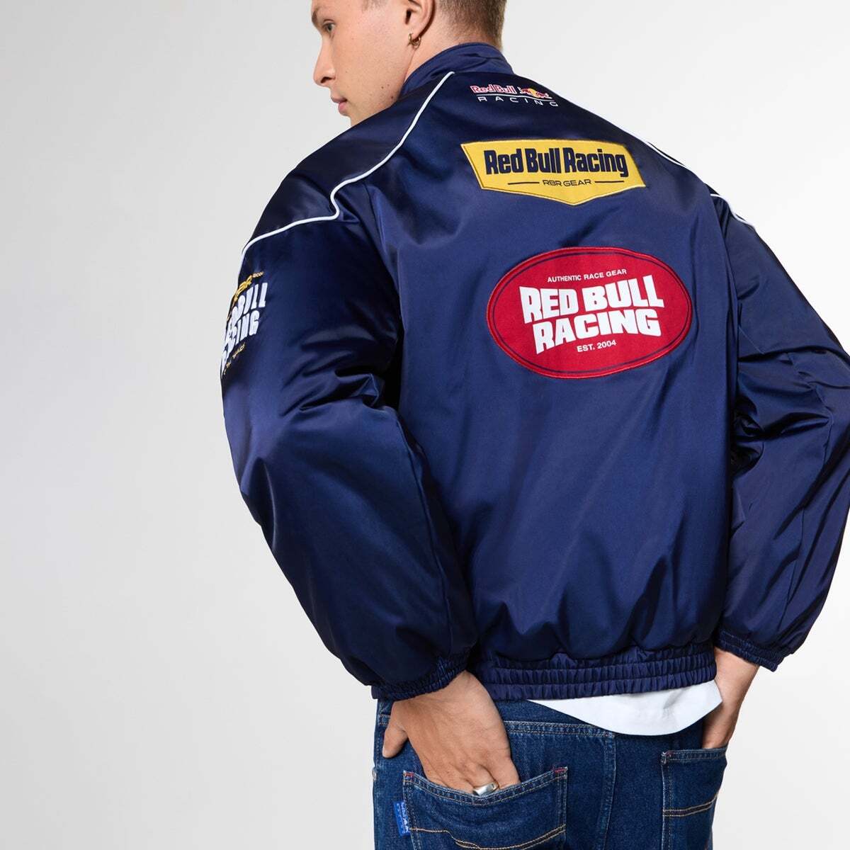 Veste À Col Montant Avec Logo marine, PEPE JEANS