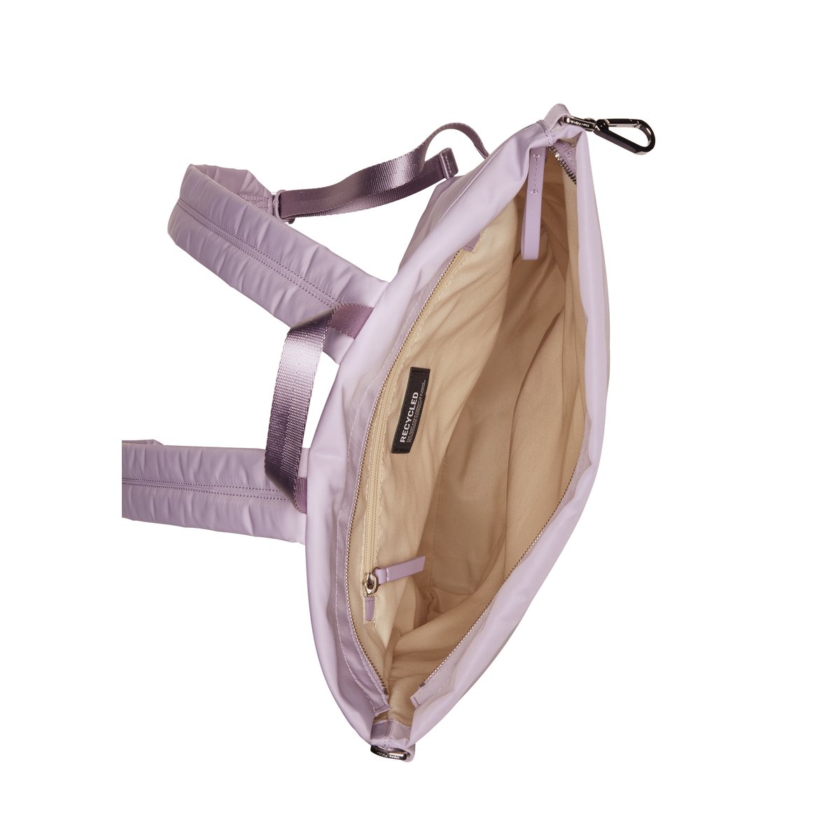 Sac à dos medium en matériau recyclé lilas, MARC O'POLO