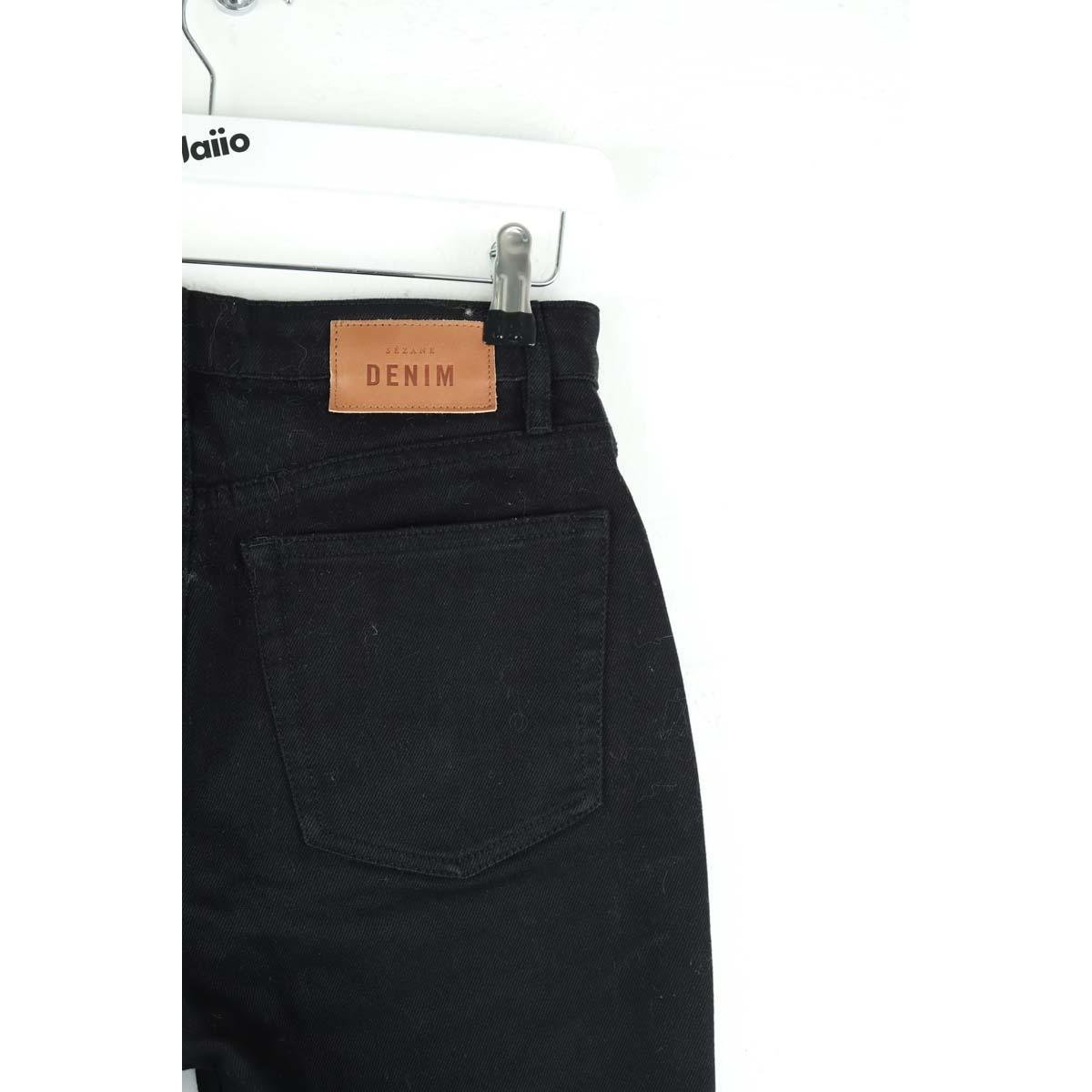 Jean slim - Très Bon État noir, SEZANE
