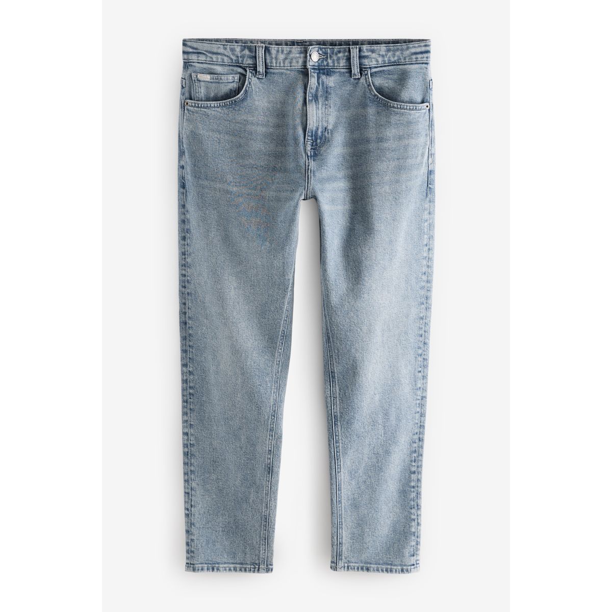 Jean fuselé délavé style vintage bleu ardoise, NEXT