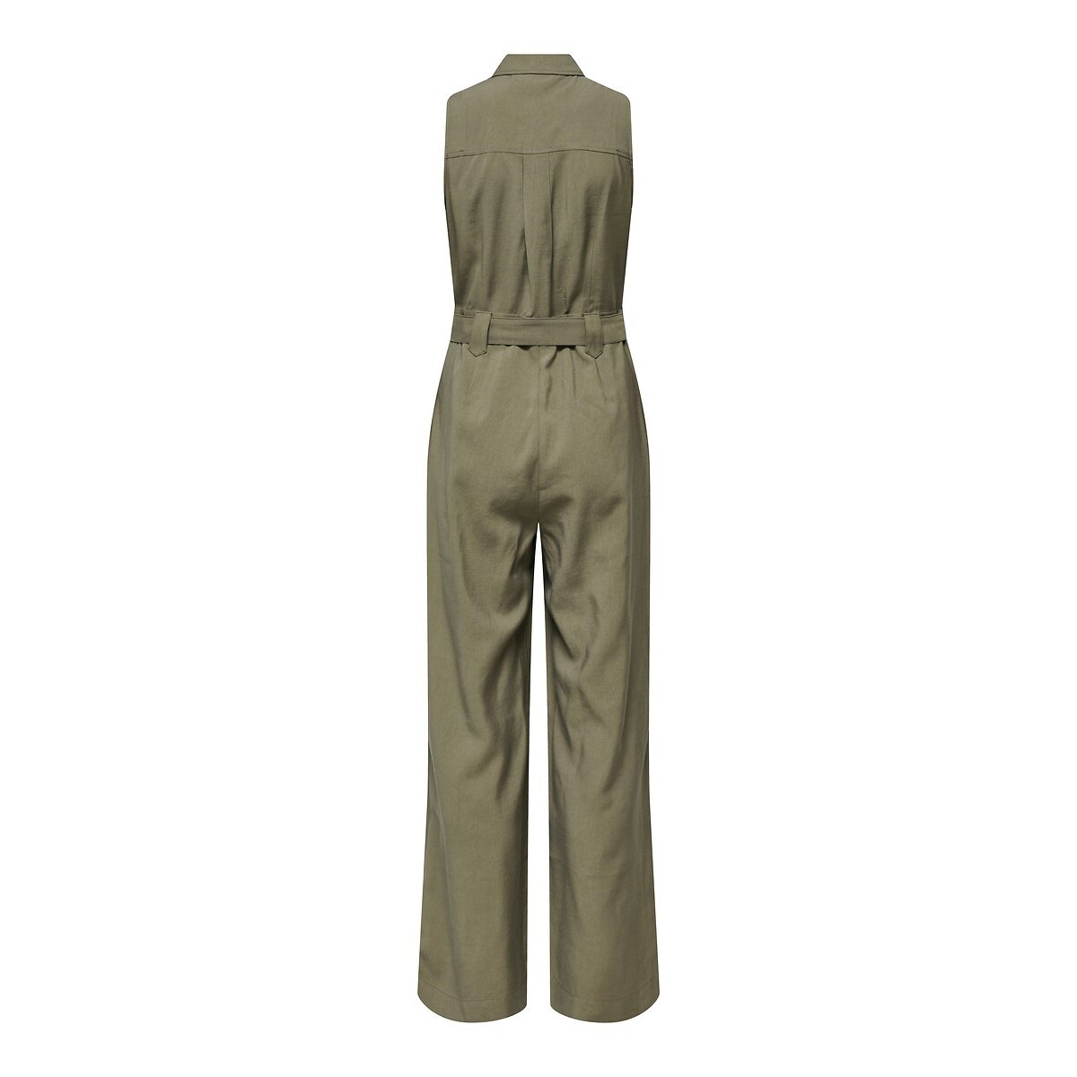 Combinaison sans manches avec ceinture kaki, ONLY