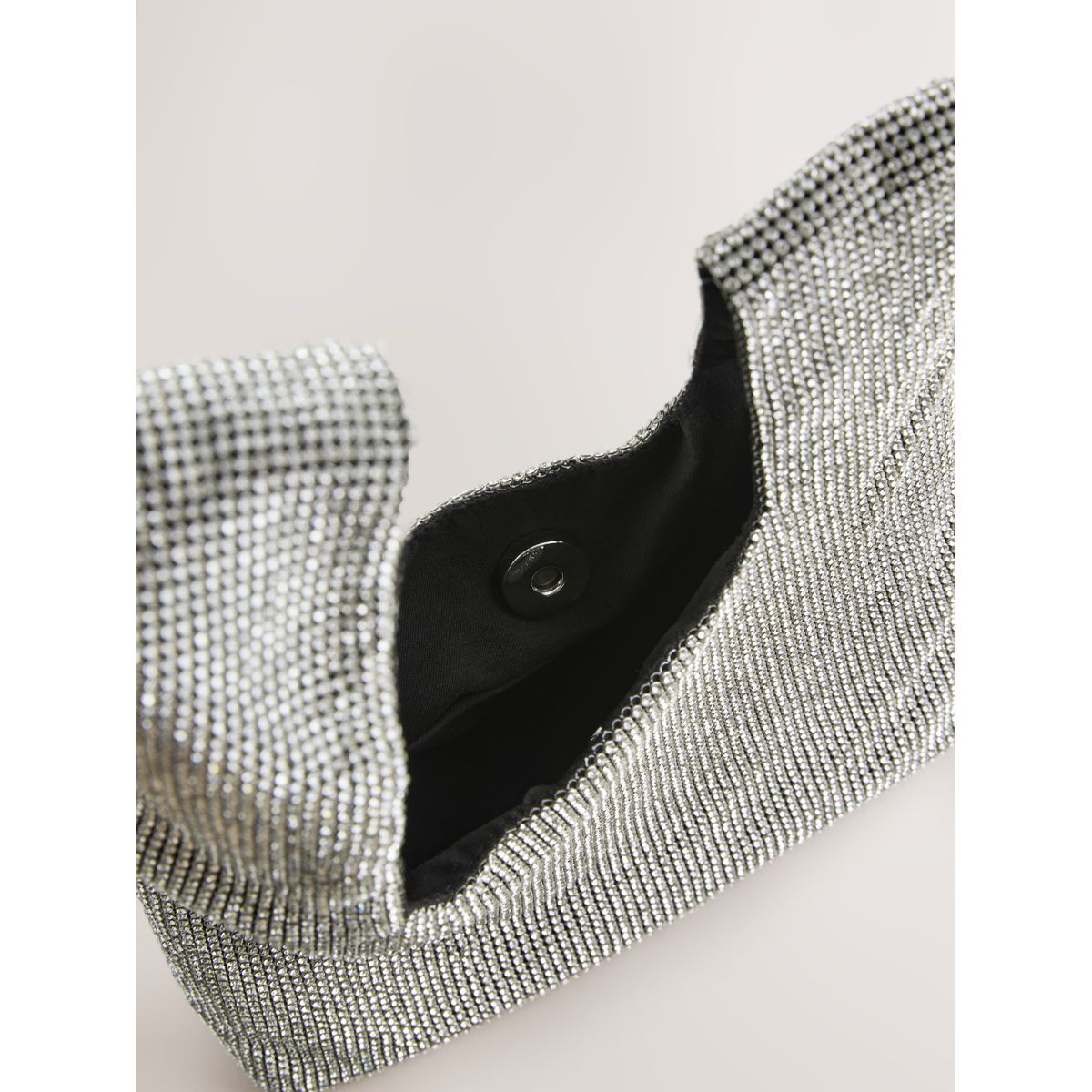 Sac à main scintillant avec dragonne argent, NEXT