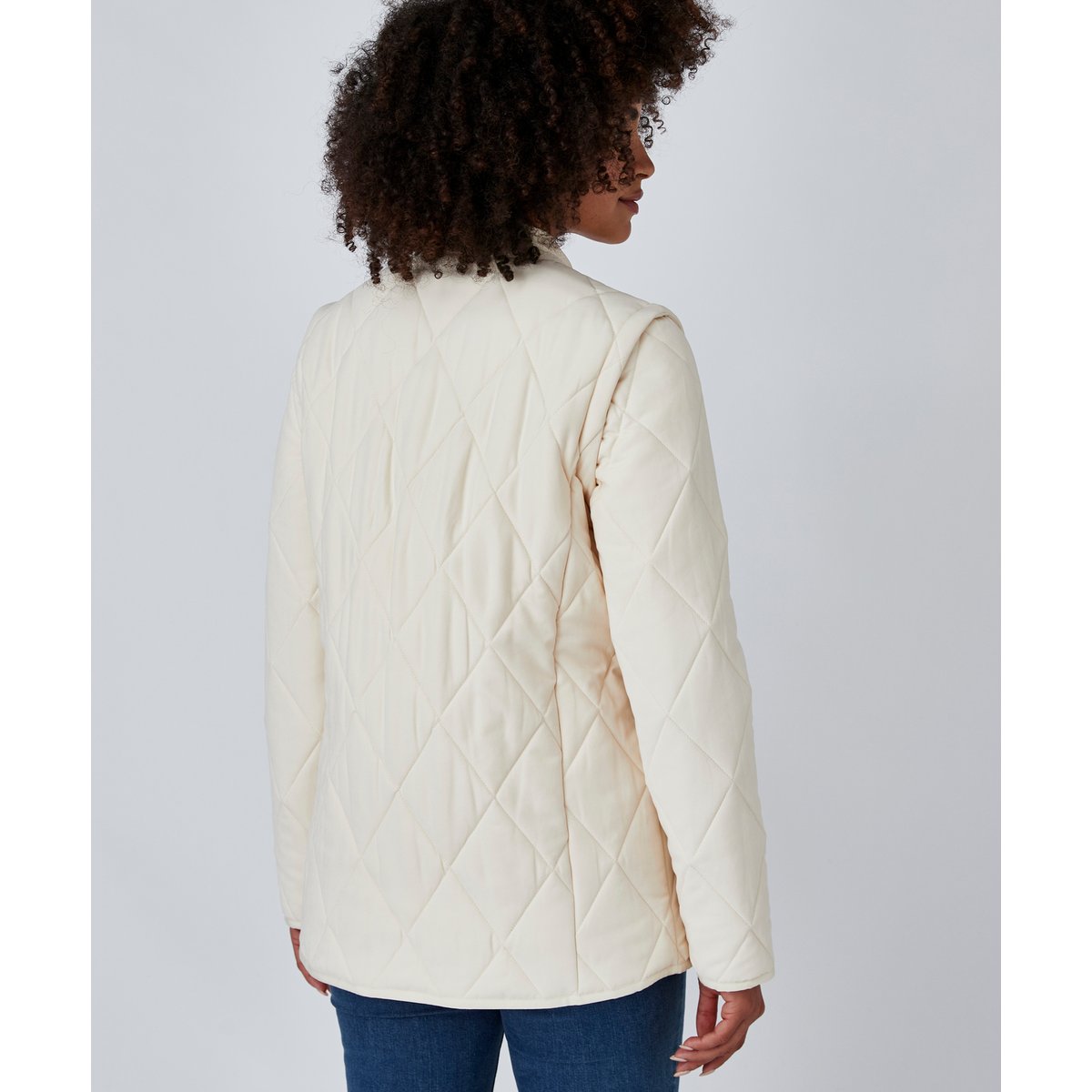 Veste manches amovibles marron beige pâle, DAMART