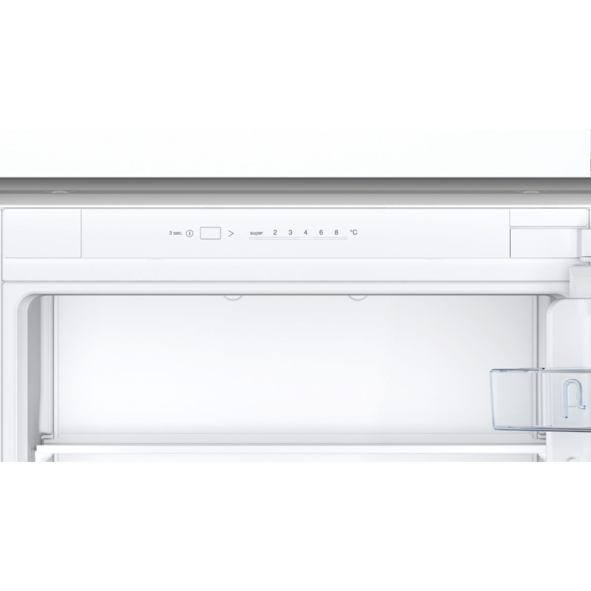 Réfrigérateur combiné KIV87NSE0, Série 2, Eco Airflow intégrable, BOSCH