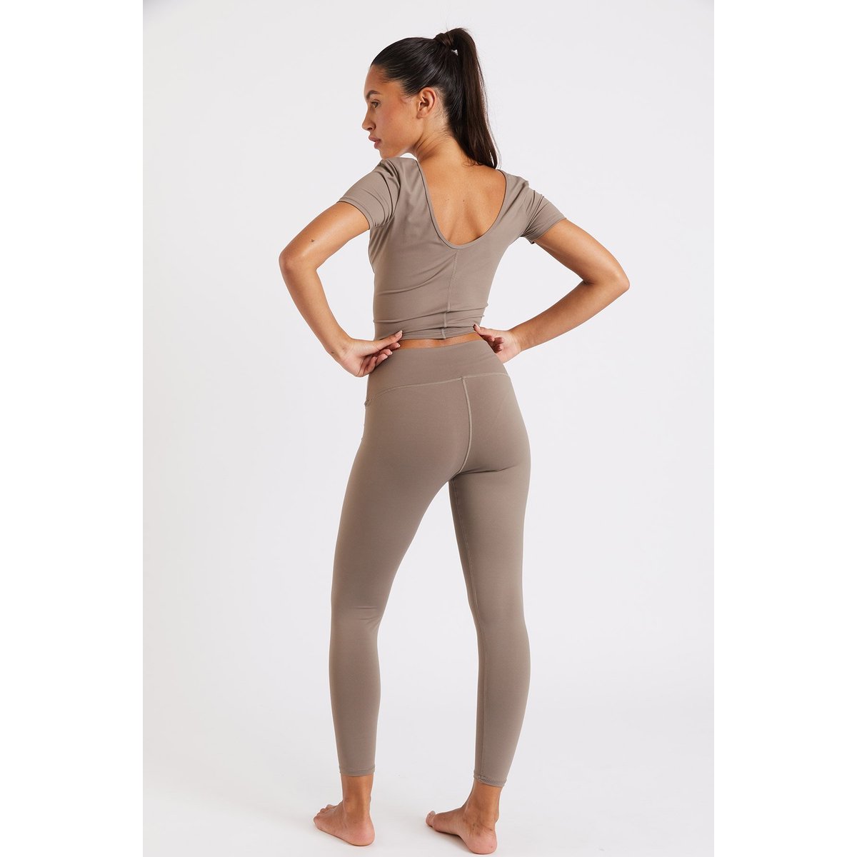 Tshirt Mantra - WELLNESS marron, BANANA MOON