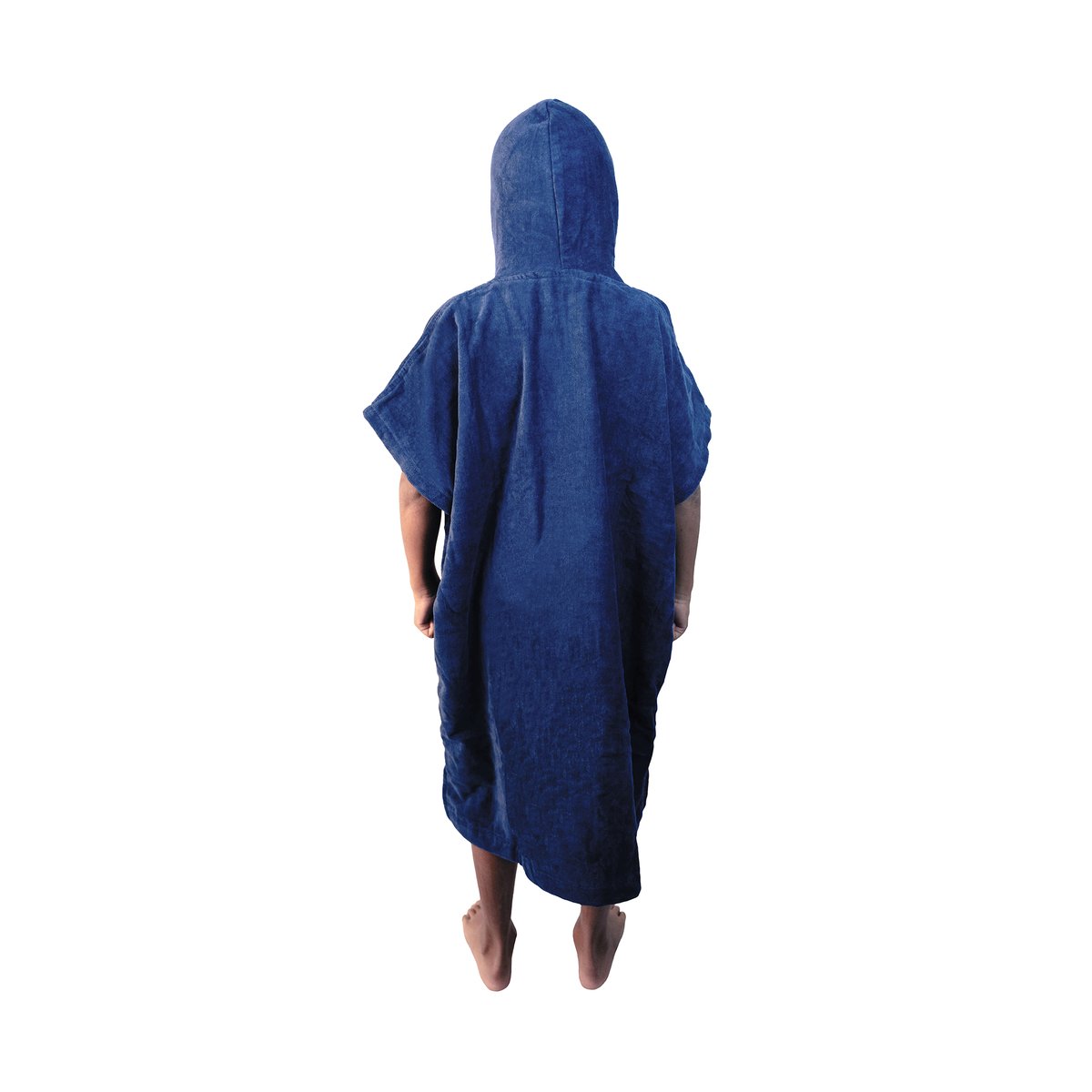 Poncho de bain Enfant 100% Coton, Équipe de France de Football LOGO bleu marine, FFF