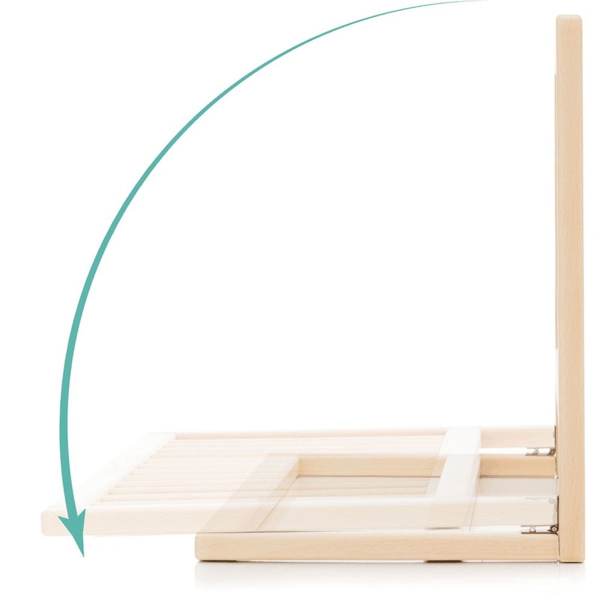 Barrière pour lit cododo 140 x 45 cm Lilly naturel, FILLIKID