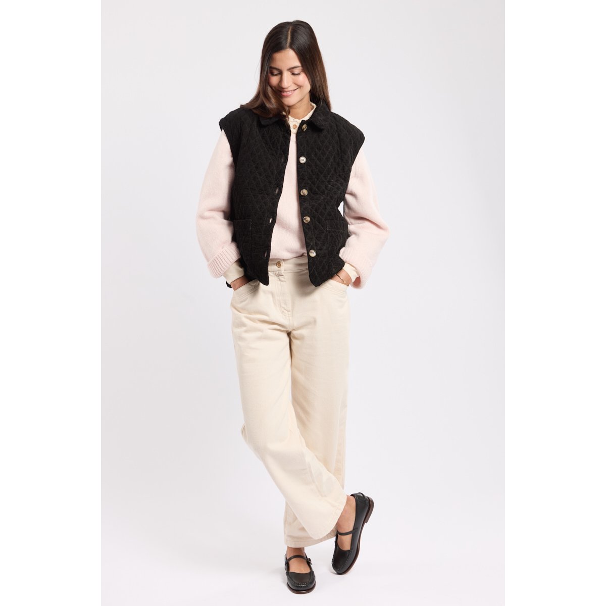 Veste sans manches Héritage en coton HERITAGE noir, ARMOR-LUX