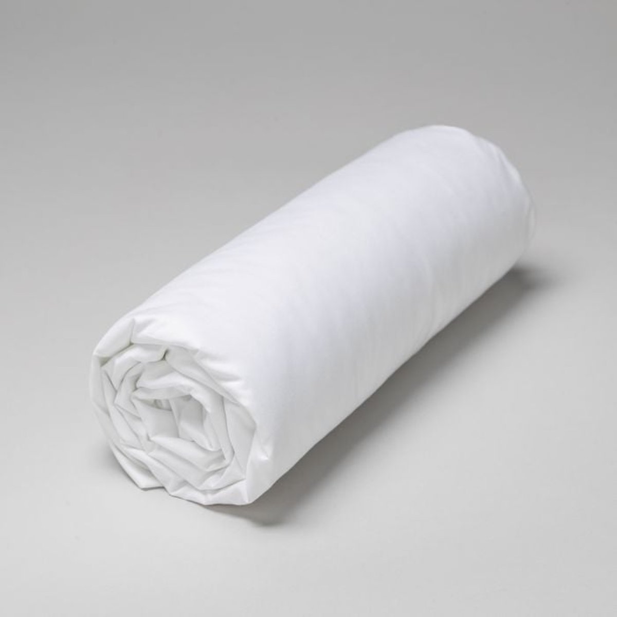 Drap housse grand bonnet satin de coton égyptien 120 fils - 300 TC LONDON blanc, COTTON & CO