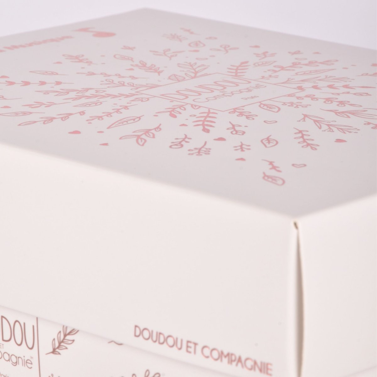 Veilleuse peluche musicale ours rose, DOUDOU ET COMPAGNIE