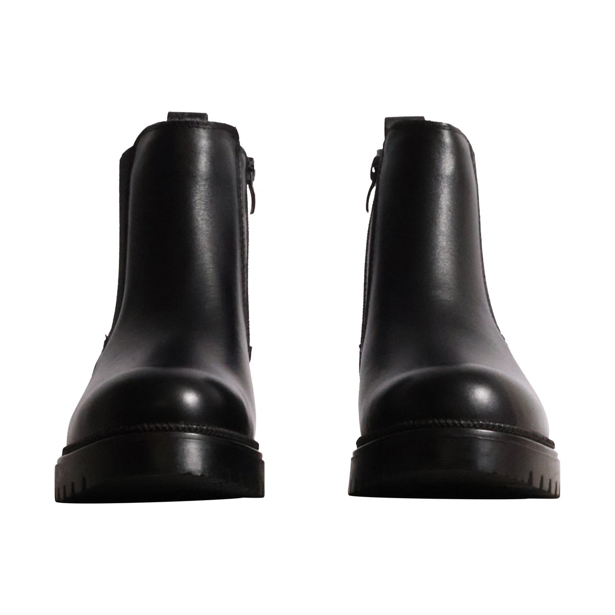 Bottines Cuir Alénoa noir, THE DIVINE FACTORY