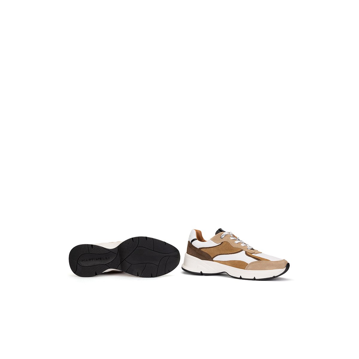 Baskets cuir Norwich blanco, MARTINELLI