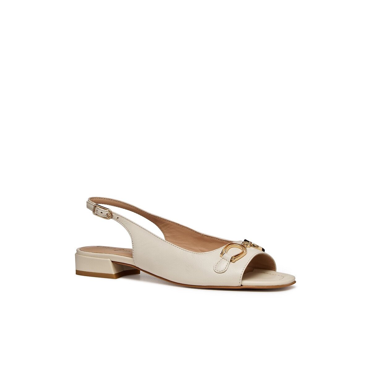 Sandales plates slingback New Eraklia beige, GEOX