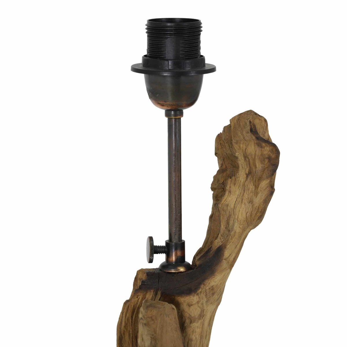 Base De La Lampe Bois ARBANASI naturel, LIGHT & LIVING