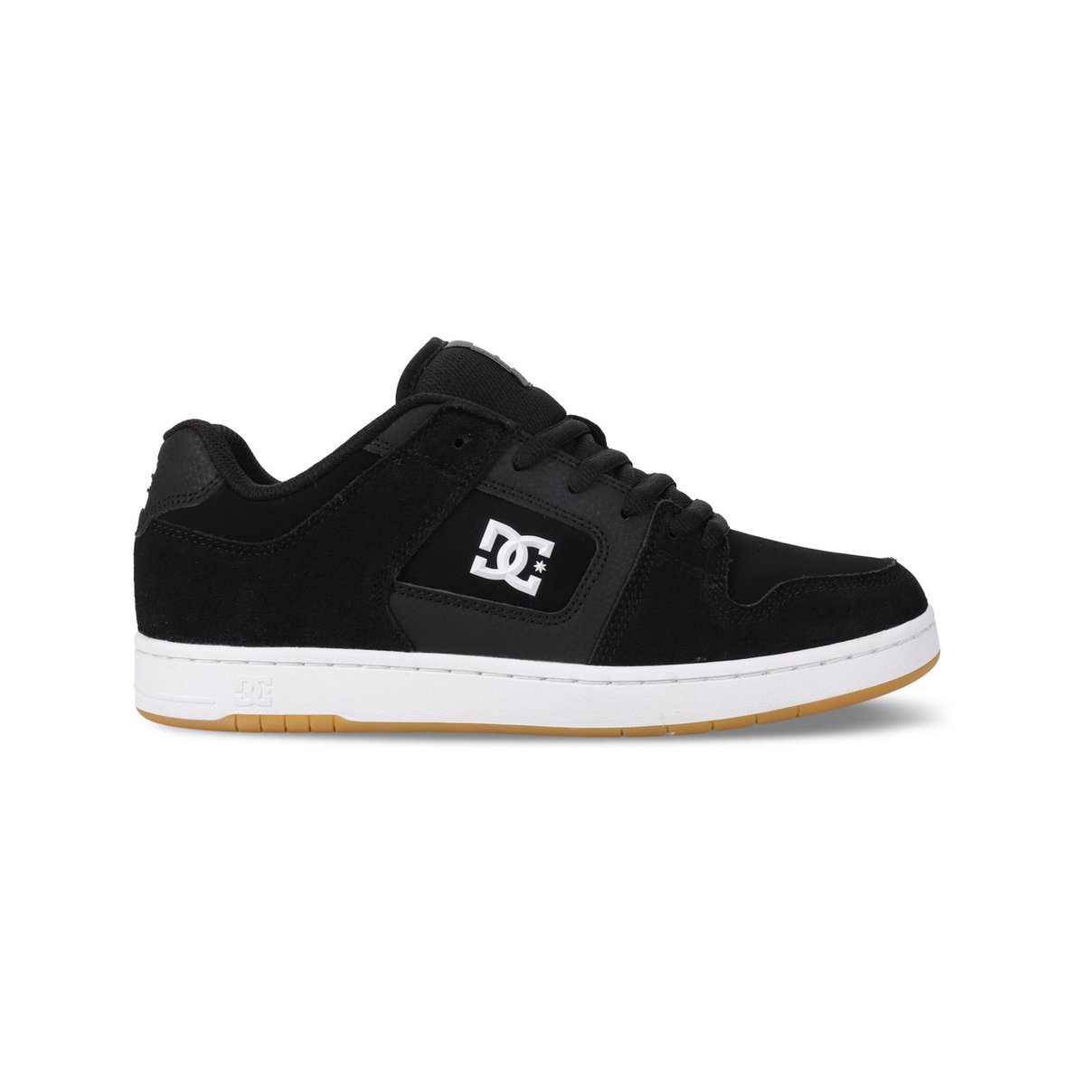 Chaussures de skate en cuir MANTECA 4 S. noir black/white/gum, DC SHOES