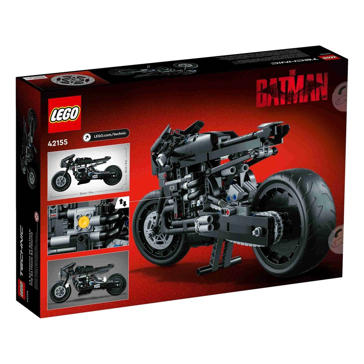 Technic Le Batcycle™ de Batman multicolore, LEGO