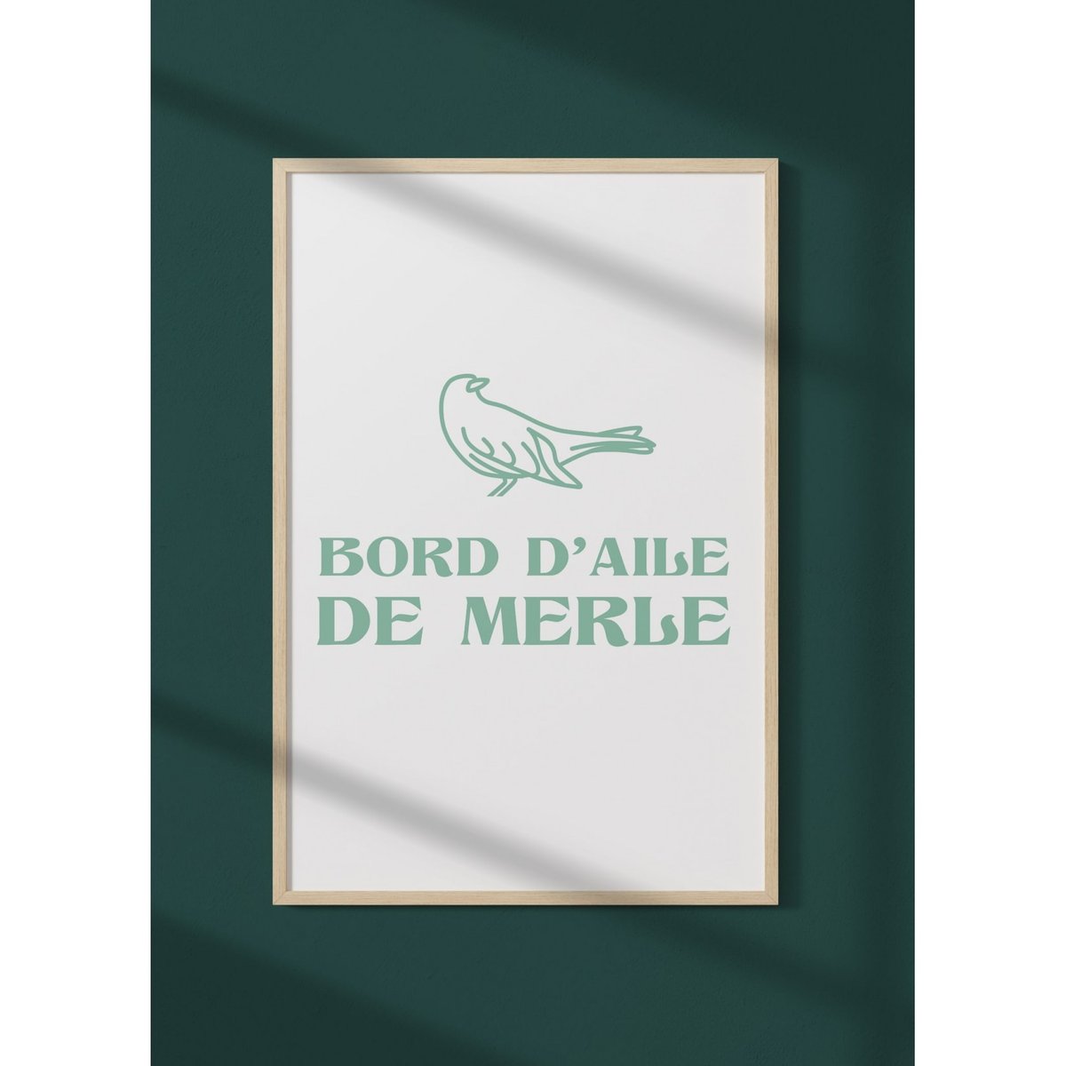 Affiche Bord d'aile blanc, L'AFFICHERIE