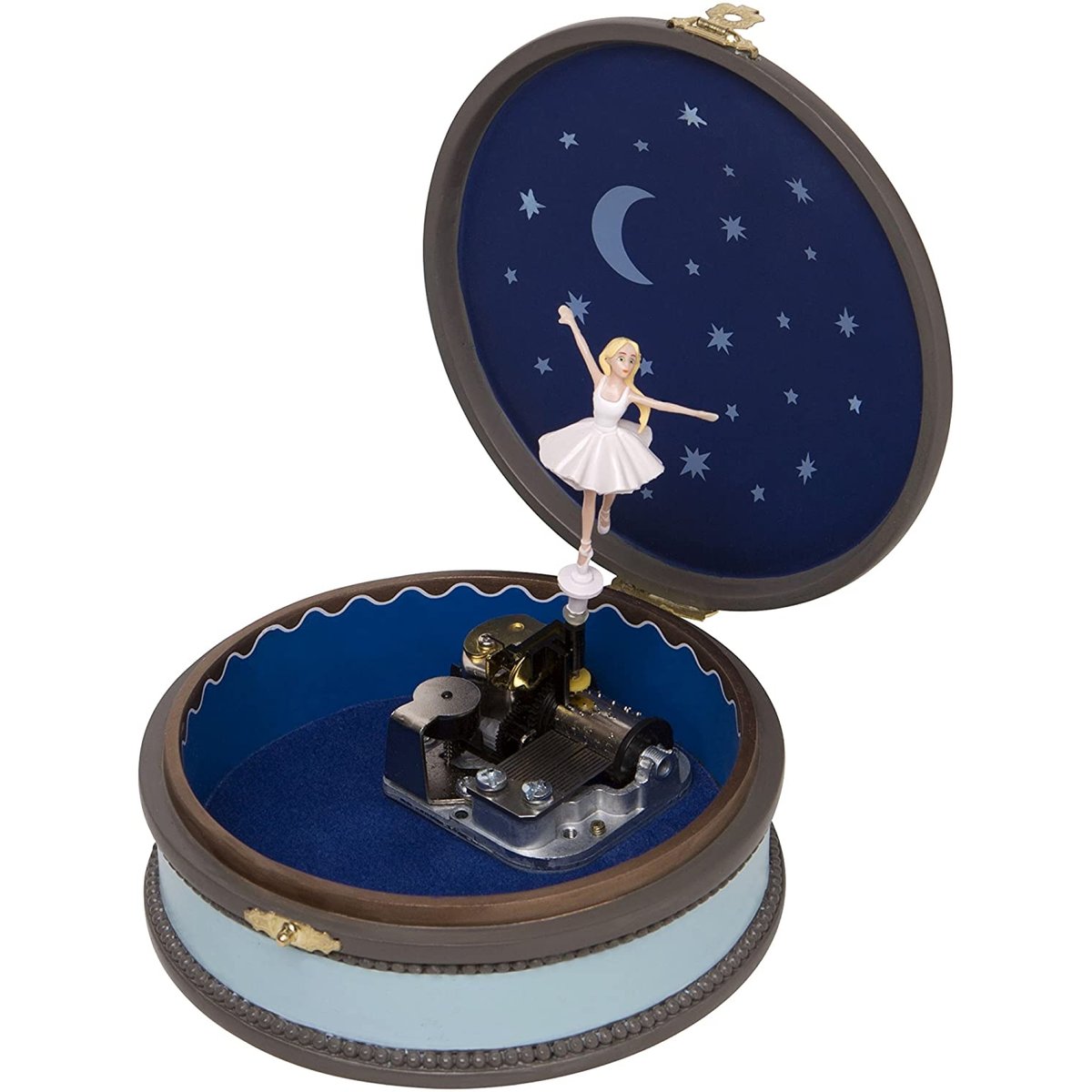 Boite à musique Fétiche de Félicie Ballerina bleu, TROUSSELIER